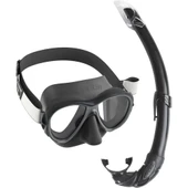 Cressi Samoa-Mexico Yetişkin Maske Şnorkel Seti Siyah-Siyah - 1