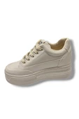 Şanzelize 187-25 Deri Dolgu Topuk Kadın Sneaker - 2