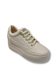 Şanzelize 187-25 Deri Dolgu Topuk Kadın Sneaker - 1