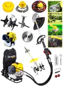 Dragro Alman 20 Hp Sırt Tipi Benzinli Motorlu Ot Çalı Tırpanı Çim Biçme Makinesi  Tırpan Çapalı - 1