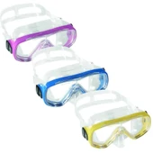 Cressi Onda Yetişkin Dalış Maskesi Şeffaf-Sarı thumbnail 3