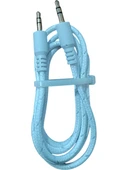 Örgülü Aux Kablo 3.5mm 95 cm Renkli thumbnail 2