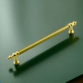 Osmanlı Mat Gold Altın Kulp 224 mm Mobilya Çekmece Mutfak Dolabı Dolap Kapak Kulpları Kulb Kulpu - 6