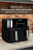 Ultenic K20 Airfryer XXL 7.6 lt Yağsız Fritöz - 8