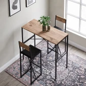 Gzl Bar Masa Bar Sandalye Yemek Masa Sandalye Takımı Döşeme Çam 1582 thumbnail 2