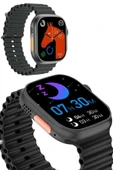 Ultra Akıllı Saat 49 Mm Çift Kordonlu Arama Cevaplama Bluetooth Bağlantılı - 3