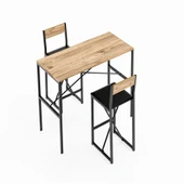 Gzl Bar Masa Bar Sandalye Yemek Masa Sandalye Takımı Döşeme Çam 1582 thumbnail 4