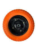 Zargana Doğru İş  El Araba Tekeri Patlamaz Rulmanlı pu 350x70mm - 3