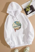 Unisex Neighbor's Ukiyo e Baskılı Sweatshirt thumbnail 3