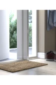 Kapı Önü Paspası 60x40 Cm İkea Jüt Örgü Paspas Kaymaz Taban Natürel - 1