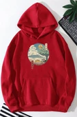 Unisex Neighbor's Ukiyo e Baskılı Sweatshirt thumbnail 5