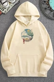 Unisex Neighbor's Ukiyo e Baskılı Sweatshirt thumbnail 8