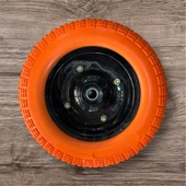 Zargana Doğru İş  El Araba Tekeri Patlamaz Rulmanlı pu 350x70mm - 2