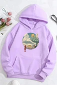 Unisex Neighbor's Ukiyo e Baskılı Sweatshirt thumbnail 9