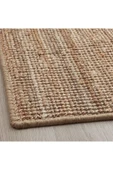 Kapı Önü Paspası 60x40 Cm İkea Jüt Örgü Paspas Kaymaz Taban Natürel - 4