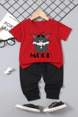 Çocuk Mood Baskılı Alt - Üst Eşofman Takımı - 3