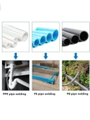 Germany Style Su Tesisatı Plastik Boru Kaynak Makinesi Kademe Ayarlı Çantalı Makaslı Set - 4