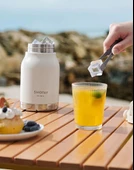 Shotay Çelik Termos Matara Phone Holder 1000Ml Somon - 8