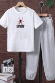 Çocuk Spirit Baskılı Alt - Üst Eşofman Takımı thumbnail 4
