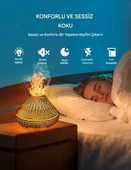 160ml Şenlik Ateşi Difüzörü Renkli Alev Nemlendirici Aromaterapi Başucu Masa Lambası - 3