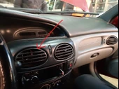 Renault Megan 1996-2002-Torpido Ön Göğüs Hava Üfleme Izgarası Difizör Yan Sanayi Orta Sol - 1