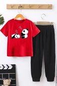 Çocuk Sleep Panda Alt - Üst Eşofman Takımı - 7
