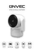 Onvec X110 Aİ 2K Çözünürlük Gece Görüşlü 360° Akıllı Kamera Beyaz - 1