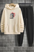 Unisex Sevimli Kedi Eşofman Takımı - 9