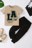 Çocuk Los Angles Baskılı Alt - Üst Eşofman Takımı thumbnail 6