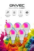 Onvec Wifi+Bluetooth Destekli 9W Rgb 5 Adet Akıllı Ampul Tuya - 1