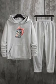 Unisex Sevimli Kedi Eşofman Takımı - 7
