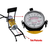 Tek Pistonlu Ayak Tipi Pompa Tekli Teker Araç Bisiklet Top Bot Lastik Şambrel Şişirme Pompası 1 Adet thumbnail 4