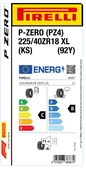 Pirelli 225/40R18 92Y Xl P-Zero Ks P-Zero Pz4 C-B-71 Yaz Oto Lastiği (Üretim Yılı: 2024) thumbnail 2
