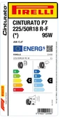 Pirelli 225/50R18 95W Rof Cınturato P7 *C-C-71 Yaz Oto Lastiği (Üretim Yılı: 2024) - 2