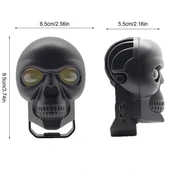 Beyaz Sarı Çakarlı Led Kurukafa Off Road, Motosiklet Sis Farı Çalışma Lambası 9-60V thumbnail 4