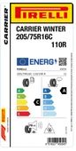 Kumho 205/75R16 C 110R Carrıer Wınter M+S C-A-70 Kış Hafif Ticari Lastiği (Üretim Yılı: 2024) - 2