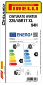PRL.225/45R17 94H XL WTcintPC01 CINTURATO WINTER (D-B-70) (KIŞ) PİRELLİ LASTİK (2024) - 1