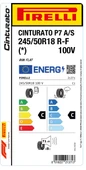Pirelli 245/50R18 100V R-F Cınturato P7 As M+S * C-C-71 4 Mevsim Oto Lastiği (Üretim Yılı: 2024) thumbnail 2