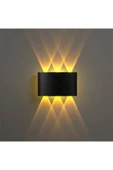 Dış Mekan Dekoratif Led Aplik Beyaz Işık Beyaz Kasa 6w - 4
