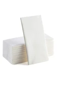 Airlaid Kumaş Doku Beyaz Kitap Katlama 40x40 cm 12 Adet - 2
