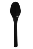 Plastik Siyah Kokteyl Kaşığı 10cm -100 Adet - 1