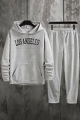 Unisex Los Angles Baskılı Eşofman Takımı - 5