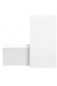 Airlaid Kumaş Doku Beyaz Kitap Katlama 40x40 cm 12 Adet - 3