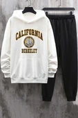 Unisex California Baskılı Eşofman Takımı - 5
