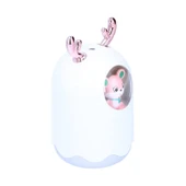 Yer kaplamayan 300ML LED mini nemlendirici, sessiz taşınabilir buhar makinesi ve uçucu difüzörü - 4