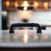 Alfa Metal Siyah Kulp 96 mm 9.6 cm Mobilya Çekmece Kulplar Mutfak Dolabı Dolap Kapak Kulp Kulb Kulpu thumbnail 2