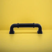 Alfa Metal Siyah Kulp 96 mm 9.6 cm Mobilya Çekmece Kulplar Mutfak Dolabı Dolap Kapak Kulp Kulb Kulpu thumbnail 6