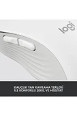 Logitech Signature M650 Küçük ve Orta Boy Sağ El Için Sessiz Kablosuz Mouse - Beyaz - 7