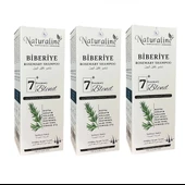 Naturaline Biberiye Şampuanı 400 ml 3 Adet Roemary Shampoo 7 Doğal Bileşim - 1