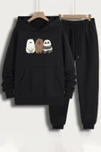 Unisex Kafadar Ayılar Baskılı Eşofman Takımı thumbnail 1
